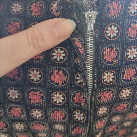 Vintage 1960. Handmade cotton corduroy, dress. 8 US. - Picture 7 of 8